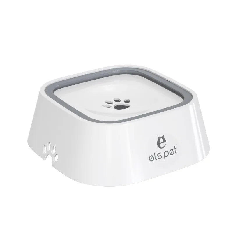 Pet Water Bowl Anti Spill Automatic Dog Bowl Vehicle Carried Floating Bowl Slow Wate