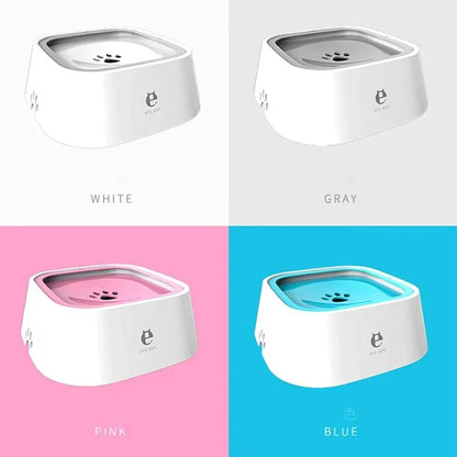 Pet Water Bowl Anti Spill Automatic Dog Bowl Vehicle Carried Floating Bowl Slow Wate