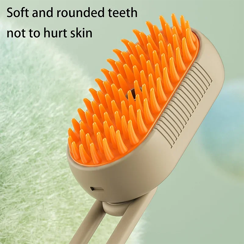 3-in-1 Dog Hair Brush Cat Hair Brush Electric Pet Cleaning Brush Steam Spray Brush Massage Hair Removal Comb Anti Flying Brush