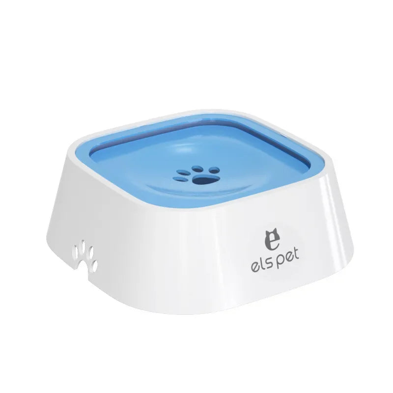 Pet Water Bowl Anti Spill Automatic Dog Bowl Vehicle Carried Floating Bowl Slow Wate