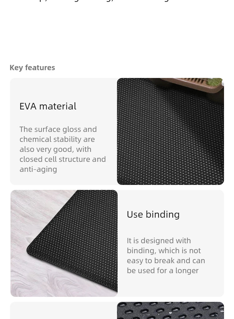 Pet Litter Mat Waterproof Double Layer Pet Litter Mat Non Slip Mat Washable Cat Mat Pet Supplies