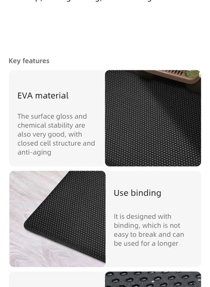 Pet Litter Mat Waterproof Double Layer Pet Litter Mat Non Slip Mat Washable Cat Mat Pet Supplies